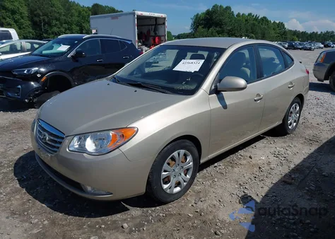 2010 Hyundai Elantra Gls z USA, uszkodzony, nr VIN KMHDU4AD4AU867650